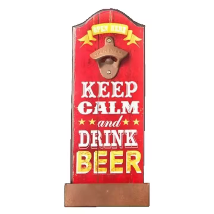 ABRIDOR DE BOTELLAS DE PARED "KEEP CALM" - 1