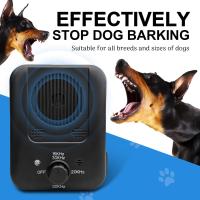 Dispositivo antiladridos, disuasorio de ladridos de perros, control ultrasónico de ladridos de perros, silenciador de ladridos de perros, recargable con 3 niveles ajustables, apto para uso en interiores y exteriores (Negro) - details 3