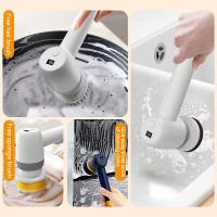 Eléctrico, cepieillo de limpiezas Eléctrico inalámbrico, inalámbrico para fregador Eléctrico, cepieillo de limpiezas para dupara baldosa de baño - details 2