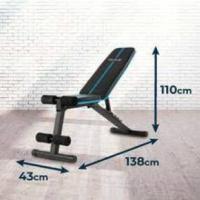 Cecotec 7188 Drumfit SetUp 7000 Banco de musculación para pesas acolchado plegable ajustable en 7 niveles y reclinable hasta 180º. Con almohadillas antideslizantes. Entrenamiento cuerpo completo. - details 3