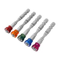 Juego De 5 Piezas De Bits De Destornillador Magnético PH2 Tamaño 1/4 Hexagonal Para Destornillador Eléctrico Y Drywall Acero De Aluminio Cromo Magnético No Slip - details 10