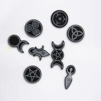 Molde De Silicona Para Pendentivo Totem De Diosa DIY Estrellas Sol Luna Cristal Epoxy Resina Duradero 11.5cm Por Silike Lufei - details 9