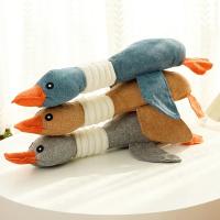 Juguete De Peluche De Perro Lindo Juguetes Para Morder Para Pequeños Medianos Y Grandes Perros Juguete De Ganso Silvestre Con Sonido Para Chupar Y Limpiar Los Dientes - details 3