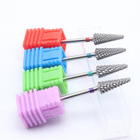 EasyNail Bit De Taladro Para Uñas 3/32'' Cono De Acero Tungsteno Fichero De Uñas Carburo Boquilla Limpiador De Gel M0413 - details 1