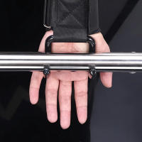 2-Pack De Gancho Para Muñeca De Acero Inoxidable Con Mango Suave Para Levantamiento De Pesas Pull-Ups Y Entrenamiento De Fuerza Soporte Horizontal Para Barra - details 11