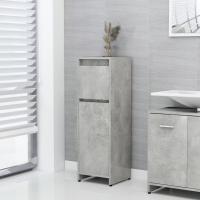 vidaXL Armario de baño contrachapada gris hormigón 30x30x95 cm - details 0