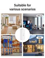 Termómetro Inteligente WiFi Tuya Con Humímetro Para El Hogar Control Remoto Por App Compatible Con Alexa Y Google Home - details 7