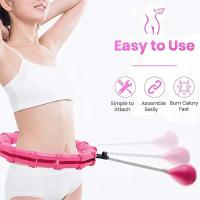 Anillos De Ejercicio Ajustables Para Adultos Con Cordones Desmontables Y Pesas Para Pérdida De Peso Tamaño plus 2 En 1 Para Entrenamiento Cardio Muscular En La Cintura - details 2