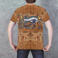 Camiseta Unisex De Estampado 3D BJU Ancient Egypt Estilo Casual Manga Corta Transpirable Para Viajes Y Uso Diario - details 10