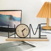 Mueble Creativo Europeo Para TV Decoración De Hogar Para Sala De Estar Dormitorio Entrada Oficina Con Reloj En La Mesa - details 1