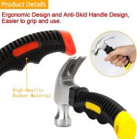 Martillo De Grapa Mini Para Carpintería Y Uso Doméstico Herramienta Multifuncional Portátil Para Escape De Vidrio De Coche - details 7