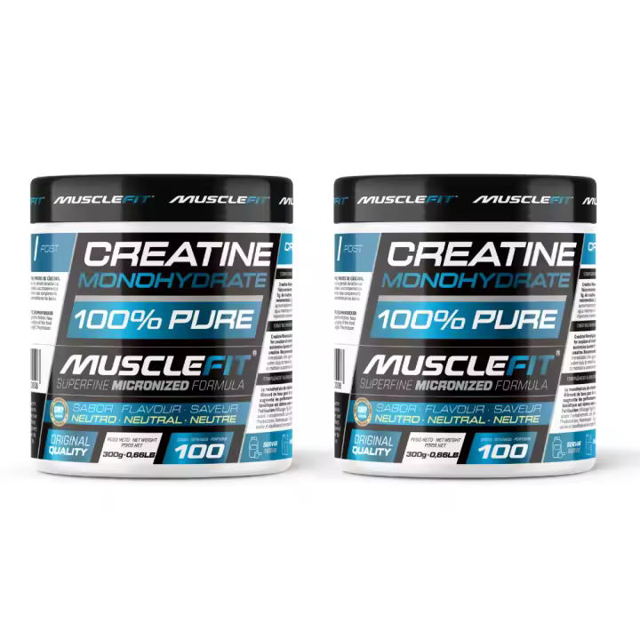 Pack 2 x Creatina Monohidrato Micronizada 300g - MuscleFit - 1