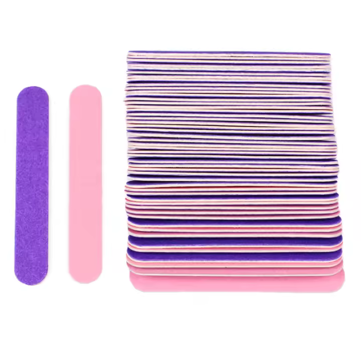 Lotes De 100 Piezas Archos De Uñas Mini Desechables 180/240 Grados Bloque De Pulido Profesional Herramienta De Manicura Y Pedicura - 1