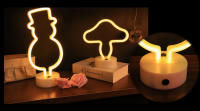 Luz De Neón USB Forma De Flamenco Iluminación De Pared Para Bodas Dormitorio Niños Habitación Bebé Luz LED Decorativa - details 17
