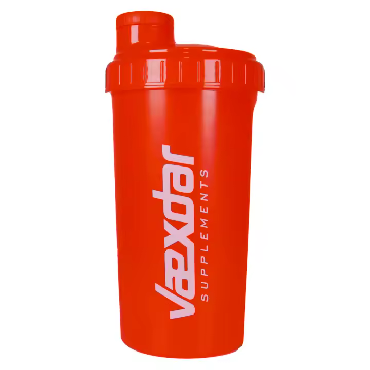 Vaexdar Shaker 700ml  Libre de BPA  Vaso Mezclador  Fácil de Usar y Limpiar  Diseño cómodo y seguro  Color Rojo - 1