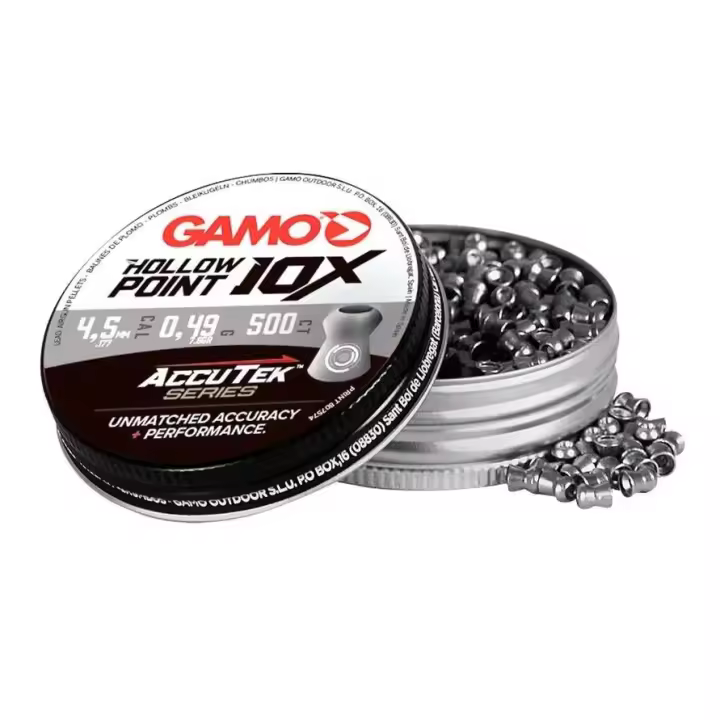 śrut gamo premium accutek hollow point kal. 4,5 mm - 500 szt. - 1