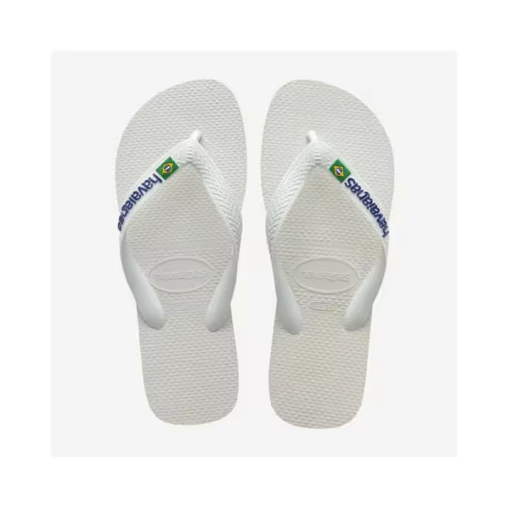 HAVAIANAS BRASIL LOGO WHITE- CLASICO Y CÓMODO - 1
