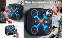Máquina de boxeo musical, máquina de boxeo musical para niños, máquina de boxeo musical inteligente montada en la pared, ejercicio en casa, reducción del estrés, equipo de entrenamiento de boxeo (guantes de boxeo incluidos) - details 2