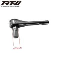 Llave De Eje Rápido 1/4'' 6.35mm Manija Herramienta Multifuncional EDC Llave De Torque Hexagonal Antimagnética Desmontable No Slip - details 4