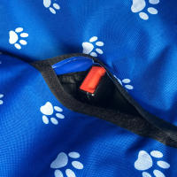 CAWAYI KENNEL Portátil Para Coche Impermeable Con Seguro De Seguridad Protector De Asiento De Coche Para Perros Universal Estilo Moda Apto Para Todos Los Perros Menores De 10kg - details 12