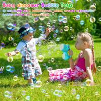 Máquina De Burbujas Automática Para Niños Dinosaurio Juguete De Agua Para El Jardín Regalo De Cumpleaños Para Niños Y Niñas - details 1