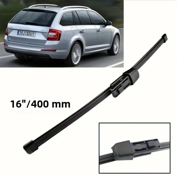 Limpiaparabrisas Trasero 16 Pulgadas Para Skoda Octavia Hatchback 2013-2018 Limpia Ventanas Y Parabrisas Material De Goma - 1