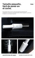Aspiradora para Coche Portátil, Powerful Motor de Alta Succión,Carga Rápida USB, Delete Polvo y Pelos,Ideal para Auto y Hogar - details 8