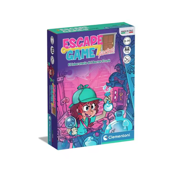 Escape Game Pocket El Laboratorio del Doctor Frank Juegos de estrategia Clementoni - 1