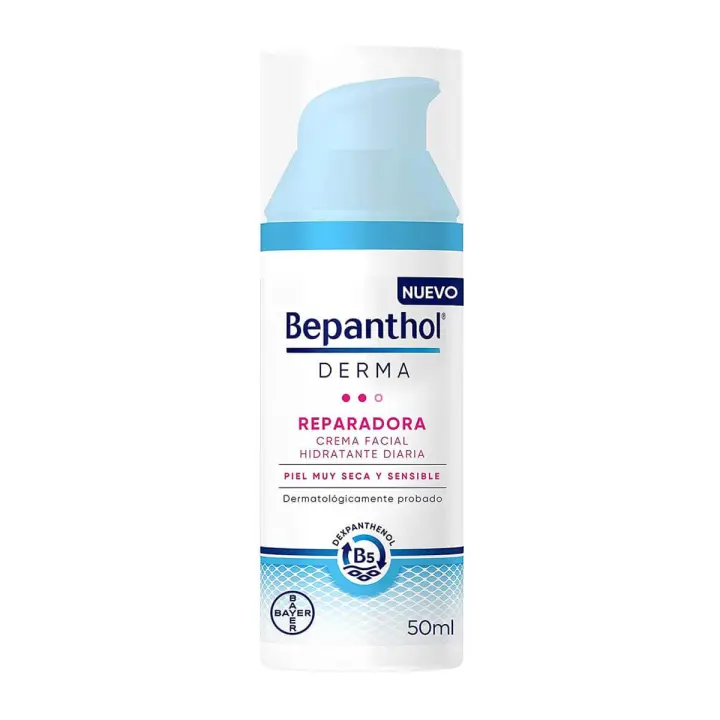 Bepanthol® derma crema facial hidratante diaria reparadora 50 ml - 1