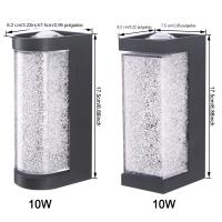 Lámpara De Pared Moderna Para Exteriores Luz De Entrada Impermeable Con Cristal Iluminación Para Pasillo Puerta Jardín Decoración De Patio Luz De Lectura LED - details 6