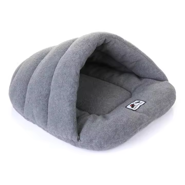 Canasta para perros Saco de dormir para gatos Nido para gatos Cama cálida para mascotas Cueva para gatos, Gris, S - 1