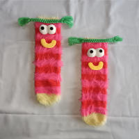 Pareja De Calcetines Graciosos Para Mujer Tubo Medio Algodón Coral Para Otoño E Invierno Calcetines Para Dormir En Casa Cómodos Y Suaves - details 2