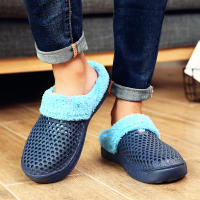 YRZL Pantuflas De Invierno Para Hombres Y Mujeres Zapatos Casuales No Friccionantes De Algodón Antideslizantes Para El Interior Del Hogar - details 15