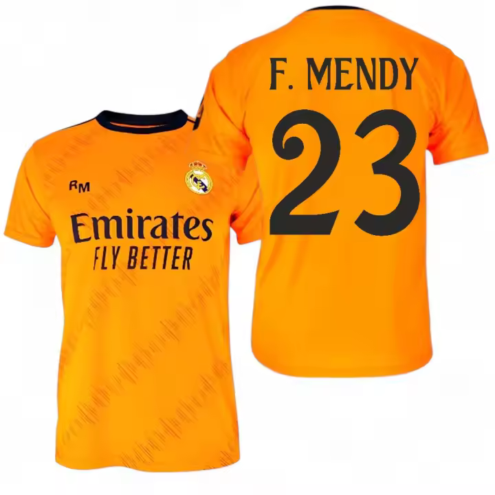 Real Madrid - Camiseta Segunda Equipación Adulto - Temporada 24/25 - Dorsal de F. Mendy - 1
