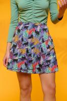 Falda Cove ,Falda Mini Volantes Minueto.La Cove Skirt de Minueto es una falda mini que destaca por su diseño fresco y cómodo,  diseñada en algodón, tiene un estampado muy original y fácil de combinar con otras prendas - details 5
