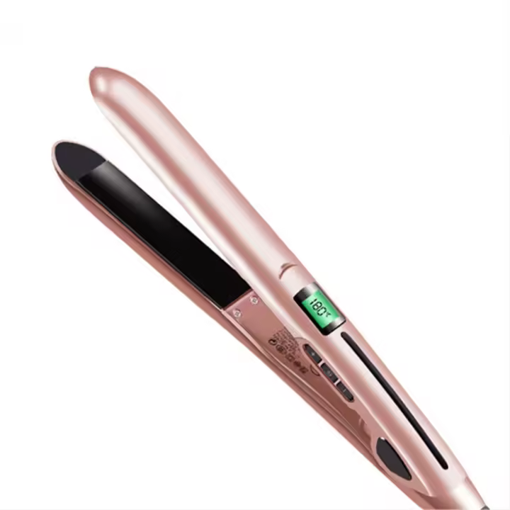 Alisador y Rizador 2 en 1: Alisador de Cabello Cerámico con Iones de Turmalina, Dual Voltaje, Calentamiento Instantáneo - Herramienta de Peinado Profesional para Todos los Peinados, Ideal para Pelo Rubio - 1