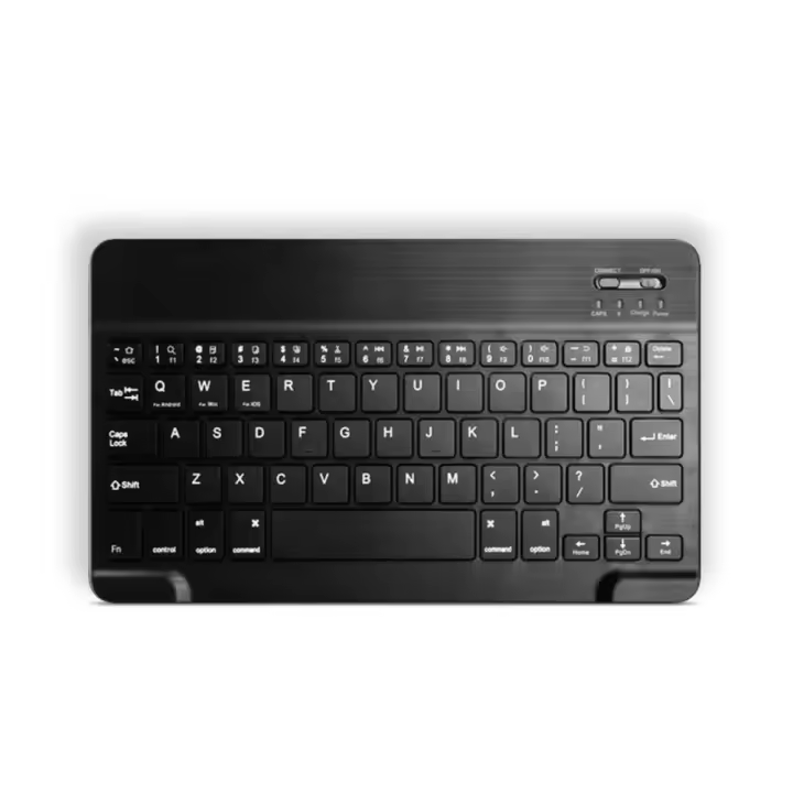 Teclado Inalámbrico Recargable Bluetooth Para Tableta Android iOS Windows Compatible Con iPad Huawei Samsung Xiaomi Pad - 1