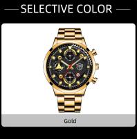 DEYROS Conjunto De 3 Relojes De Pulsera De Lujo Para Hombre Estilo Casual Y Deportivo Cuarzo Accesorio De Moda Y Negocios - details 8