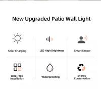 Lámpara Solar LED Para Exterior Con Sensor De Movimiento Alta Brillo Para Jardín Iluminación Automática De Exteriores - details 11