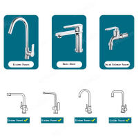 Adaptador De Extensión Para Grifo De Cocina 1080 ° Giratorio Aerator Mezclador Nozzle Ajustable Accesorio Doméstico De Acero Inoxidable Y ABS - details 2