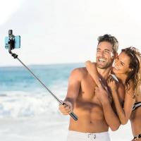 Palo Selfie Portátil De 41 Pulgadas Con Trípode Para Teléfono Móvil Y Control Remoto Inalámbrico 360 Grados Rotación Compatible Con iPhone Samsung Xiaomi - details 9