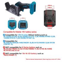 Mini Amoladora De Ángulo Eléctrica Recortadora Circular Sin Cable 3 Pulgadas Herramienta De Corte Compatible Con Batería Makita/Dewalt 18V - details 5