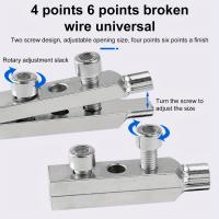 Herramientas De Baño Para Reparación De Válvulas Y Taps Eliminador De Alambre Rotundo Herramienta De Encaje Y Retirar Tornillos Para 4/6 Puntos - details 3
