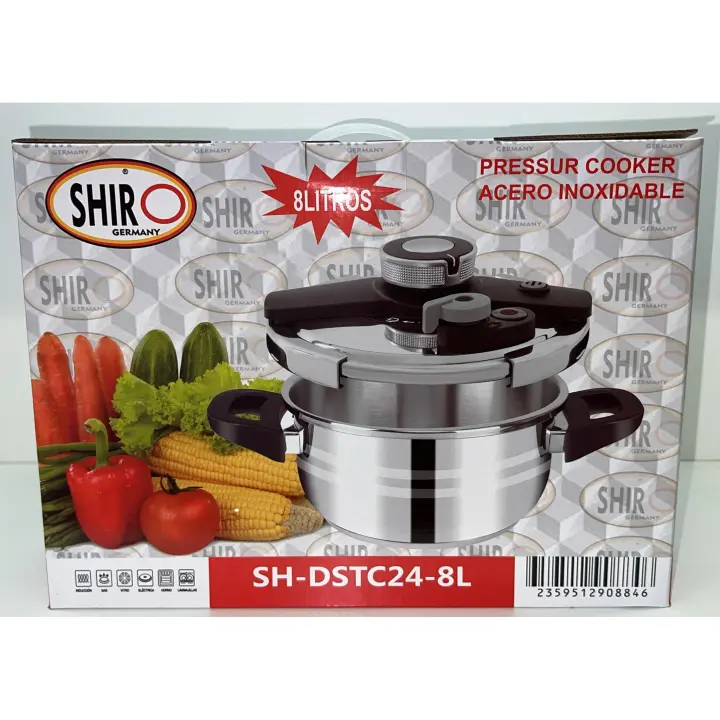 Olla Presión Súper Rápida Shiro 8L Inducción - 1