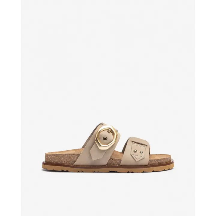 YOKONO BOLUS 254 Sandalias Anatómicas mujer 35095 25V BIO PALA DOS BANDAS NOBUCK SAND - 1