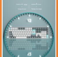 Teclado Mecánico De Juego Aigo GD110 110 Teclas Con Switch Rojo Y Cable USB Tipo-c Teclado Gamer Recargable Sin Retroiluminación - details 15