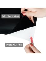 Película De Privacidad Para Ventanas Oscurecimiento Solar Control De Calor Reflectante Negro Oscuro Adhesiva Estática Para Hogar Y Oficina - details 3