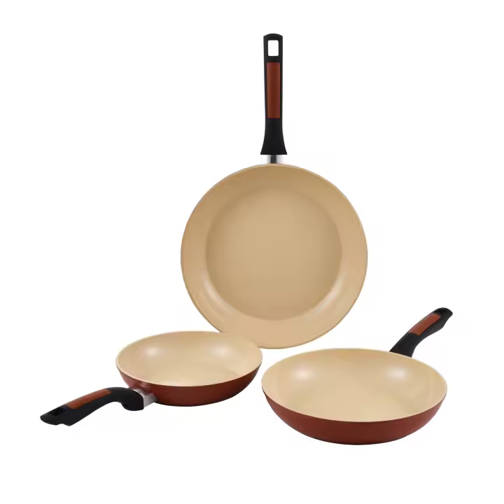 SET 3PC SARTÉN (20CM + 24CM + 28CM) ALUMINIO FORJADO IND SAFARI BE - 1