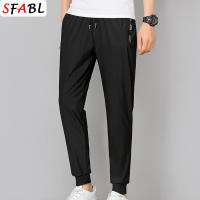 Pantalones Casuales Para Hombre Verano Transpirables Ligeros Para Gimnasio Fitness Running Senderismo Camping Deportes Talla Media Estilo Recto Color Negro Gris Oscuro - details 0