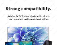 Ratón Inalámbrico Bluetooth Recargable Aieach Ergonómico Silencioso Para Computadora Laptop MacBook Con 4 Botones Y DPI De 2000 - details 8